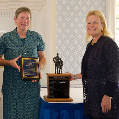 Brenda Jaeger at the 2012 Fetterman Award ceremony