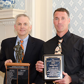 Bobby Hall at the 2015 Fetterman Award ceremony