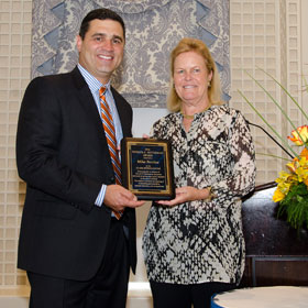 Mike Perrino at the 2016 Fetterman Award ceremony