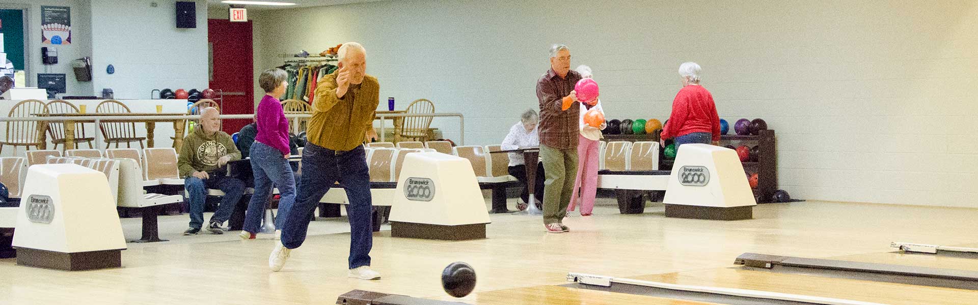 seniorbowling The Clark Sports Center