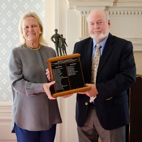 Pete Henrici at the 2019 Fetterman Award ceremony