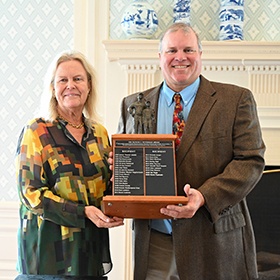 David Peplinski at the 2023 Fetterman Award ceremony