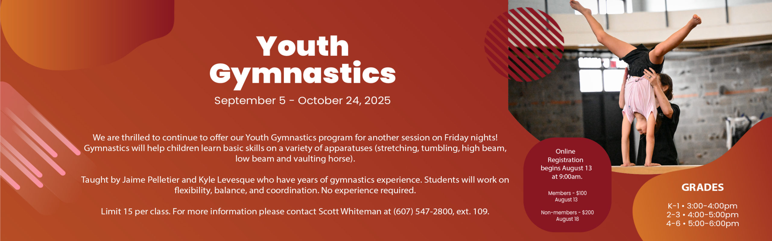 Fall Youth Gymnastics