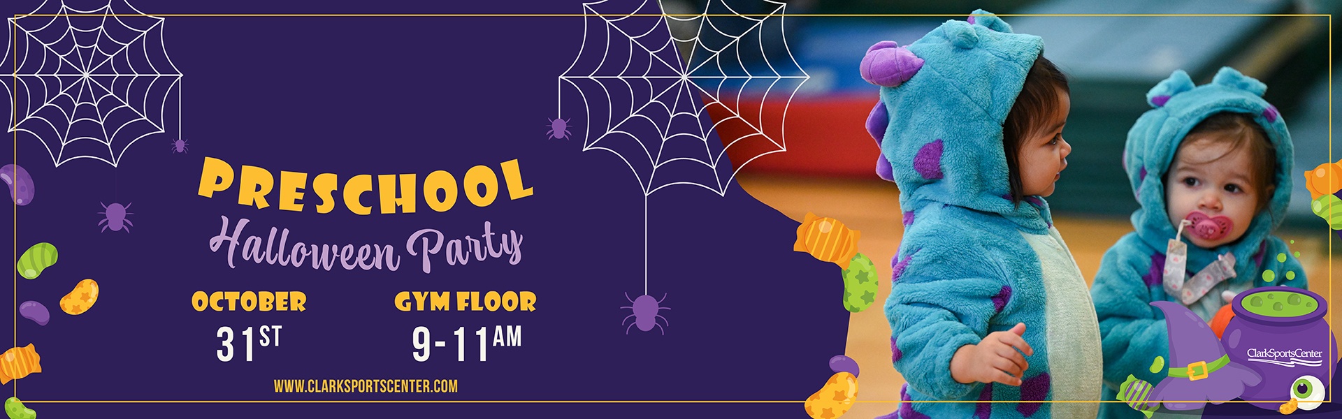 Preschool Halloween Party • Friday, October 31, 9:00-11:00am