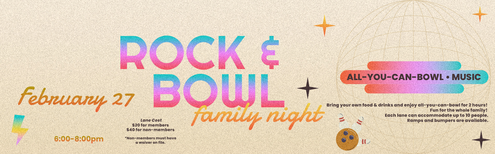 Rock & Bowl Family Nights