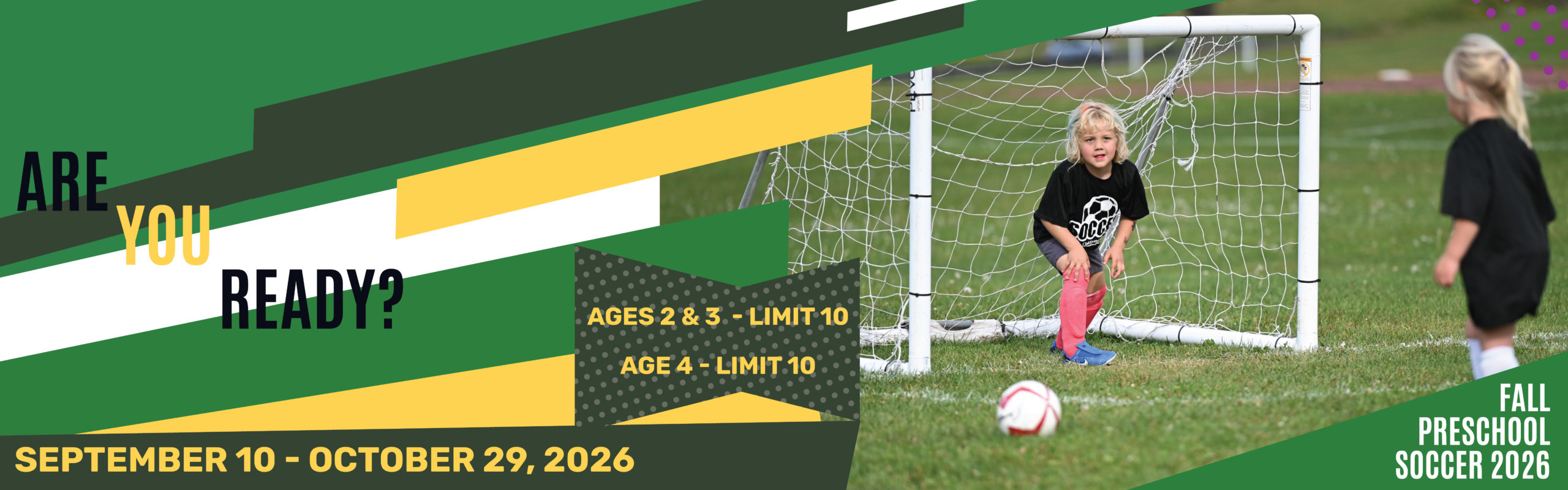 Fall Preschool Soccer