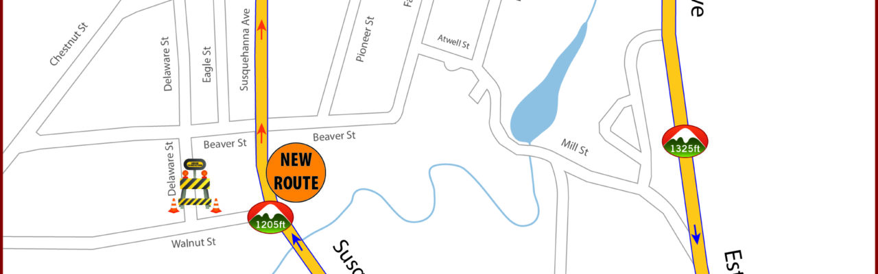 Modern Map Clock coop loop NEW race course map oct 23 2026 | The Clark Sports Center