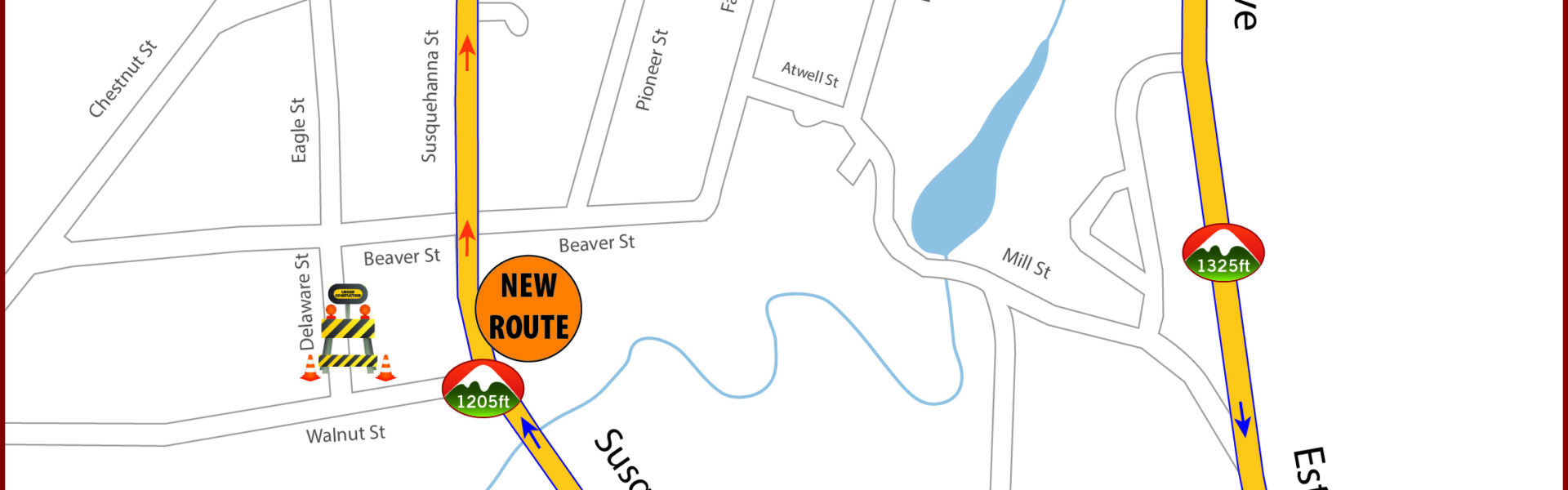 Modern Map Clock coop loop NEW race course map oct 23 2026 | The Clark Sports Center